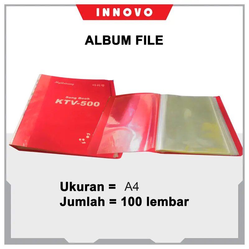 Map Plastik / Clear Holder / File Dokumen Keeper A4 100 Lembar 1