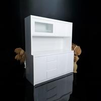 Gambar Lemari Dapur Piring 4 Pintu Hidrolik  Duco | Kabinet Rak Piring Minimalis | Kitchen set Duco dari Citra furniture Kota Administrasi Jakarta Pusat 4 Tokopedia