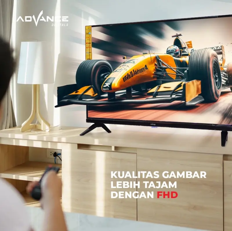 TV LED ADVANCE 32 INCH SMART ANDROID ADV 3203A TELEVISI HD 32 inch FULL HD TV Layar Hdmi 2