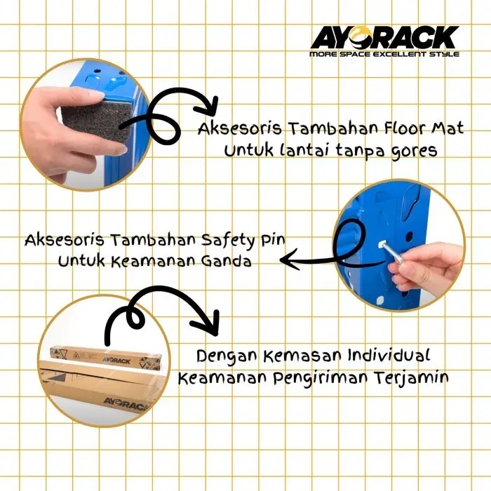 RAK GUDANG BESI GT RACK GT210 PRO – WAREHOUSE RACK 200KG TINGGI 4 SUSUN 2.5 METER LEBAR 40CM PANJANG 1M 4