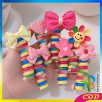 Gambar [COD] RB C1167 Ikat Rambut Bergulir Anak Perempuan Motif Lucu / Karet Ulir Pita Kabel Ikat Rambut Spiral Anak Rainbow - MOTIF, 02 dari RB TOYS AND TECHNOLOGY Kab. Tangerang 4 Tokopedia