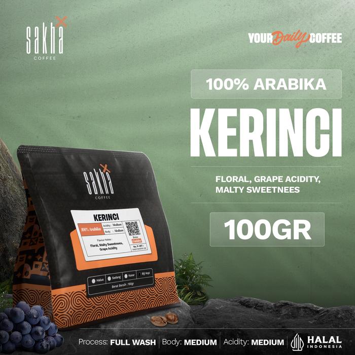 Gambar Kopi Arabika Kerinci Sumatra Arabica Coffee Roast Bean 100g Biji Bubuk dari Sakha Coffee Roastery Kota Bekasi Tokopedia