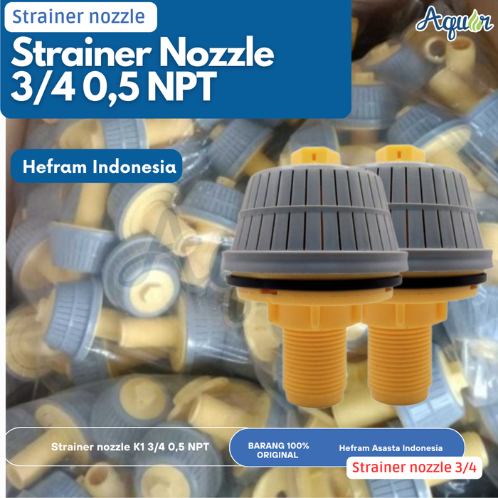 Gambar Strainer Jamur / Filter Jamur  K1 3/4" Nozzle 0.5 mm dari Heframid Kab. Bogor Tokopedia