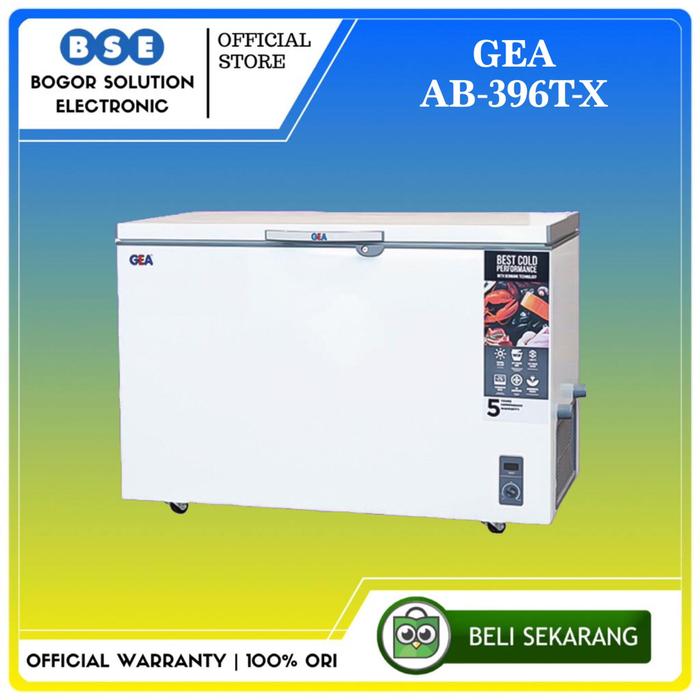 Gambar Chest Freezer Frozen Food GEA AB-396T-X 386 Liter Frezeer GEA AB396TX 386L dari Bogor Solution Electronic Kota Bogor Tokopedia