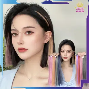 GTT Rambut Sambung Palsu Hair Clip Wig Colour Highlight Extension