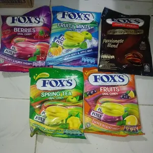 Permen fox's 1 pack isi 44-50pcs