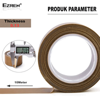Gambar Ezren EZ-0415 50MMx10M 0.13 Teflon Tape Kain Kertas Isolasi Anti Panas Tahan Press Sealer Baking dari House Sparepart Kab. Tangerang 5 Tokopedia