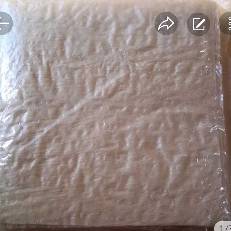 Kulit tahu uk 25x25cm Isi 50 Lembar Rasa tawar 0