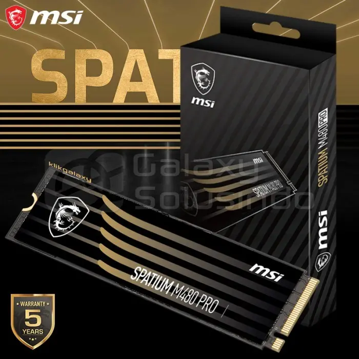 MSI SPATIUM M480 PRO M.2 PCIe 4.0 NVMe 2TB SSD