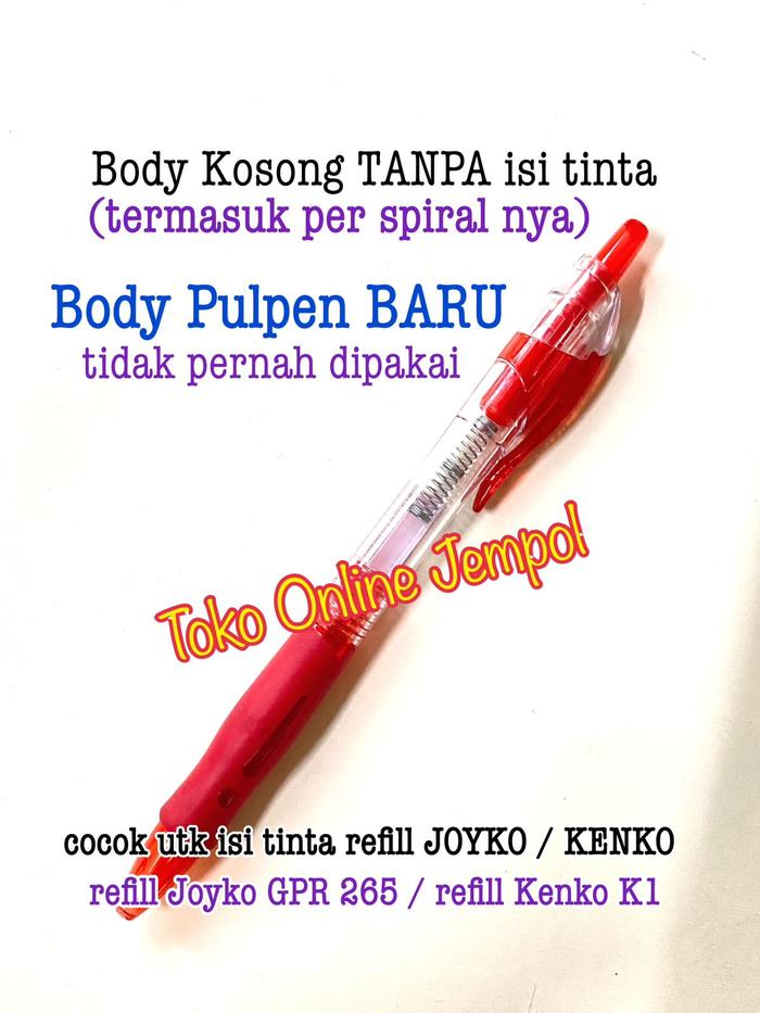 Gambar BODY Kosong Pulpen Joyko GP 265 TANPA isi tinta empty ATK1589JY dari Toko Online Jempol Kota Administrasi Jakarta Pusat Tokopedia
