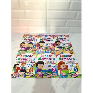 Buku Lancar Membaca 1-6 Anak Hebat