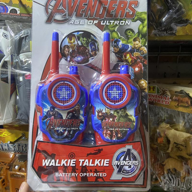 MAINAN WALKIE TALKIE SPIDERMAN SET / MAINAN ANAK WALIKE TALKIE HT 3