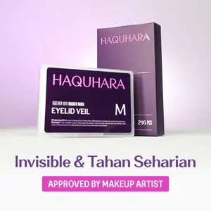 Haquhara Eyelid Veil x Nanath Nadia Scot Skot Mata Jaring Eyetape Lace Invisible Mesh