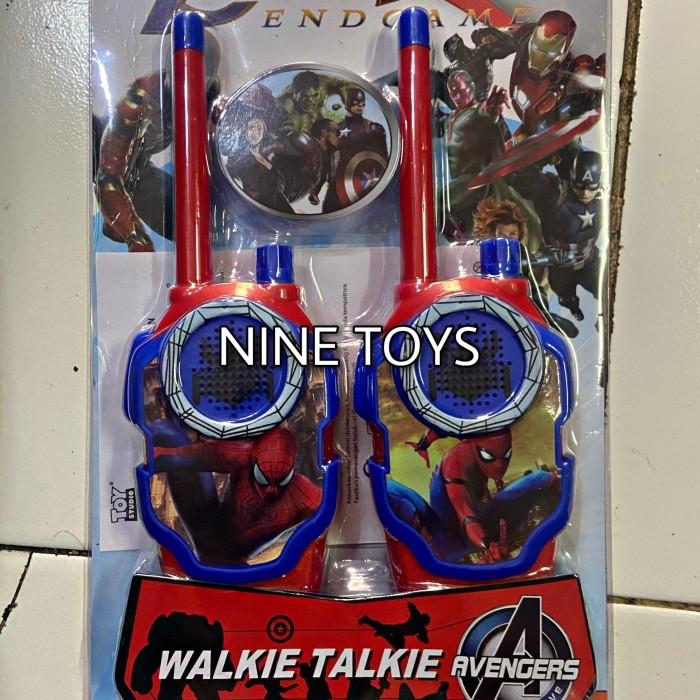 MAINAN WALKIE TALKIE SPIDERMAN SET / MAINAN ANAK WALIKE TALKIE HT 1