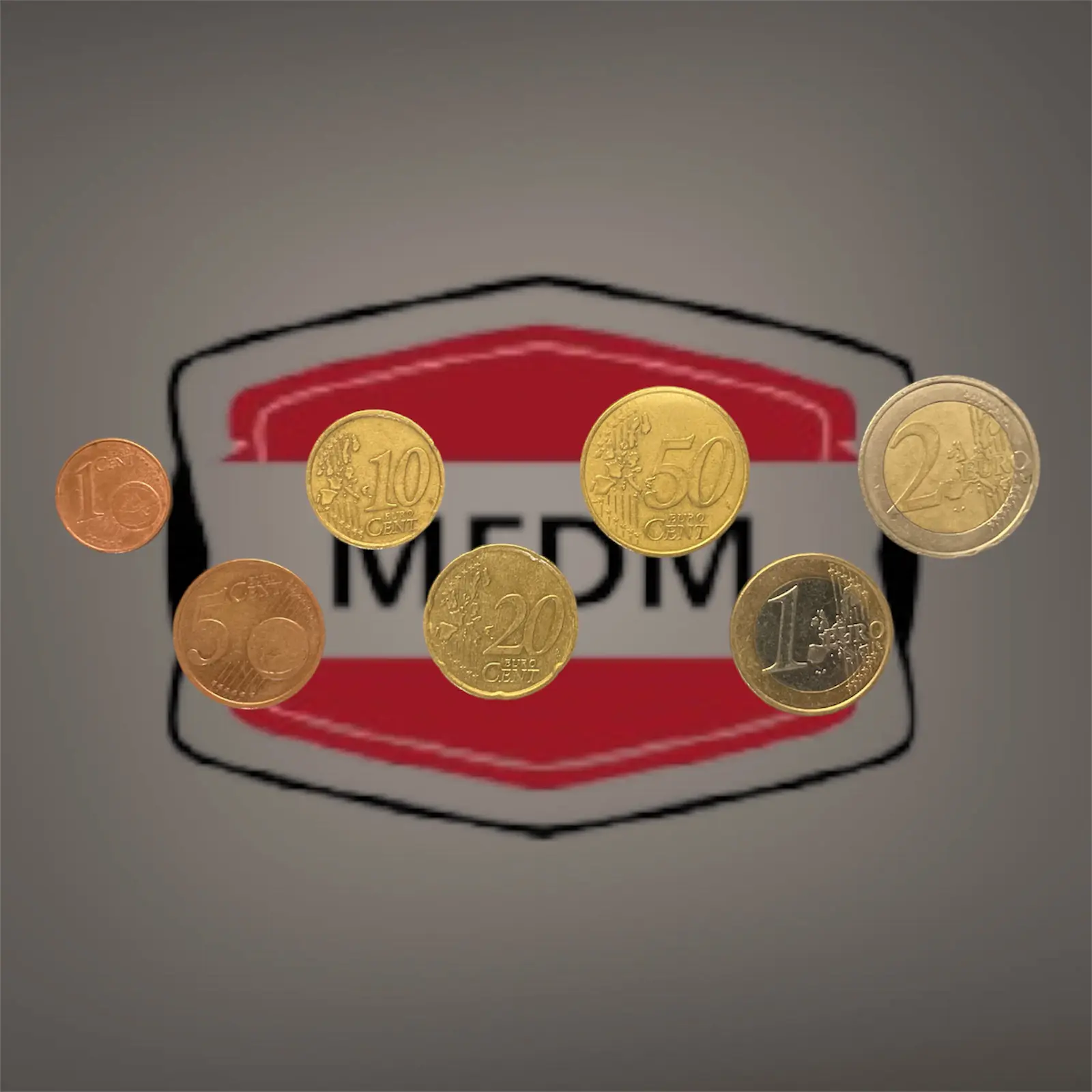 Koin Coin Asing Eropa Bagus Mahar Murah Asli EUR