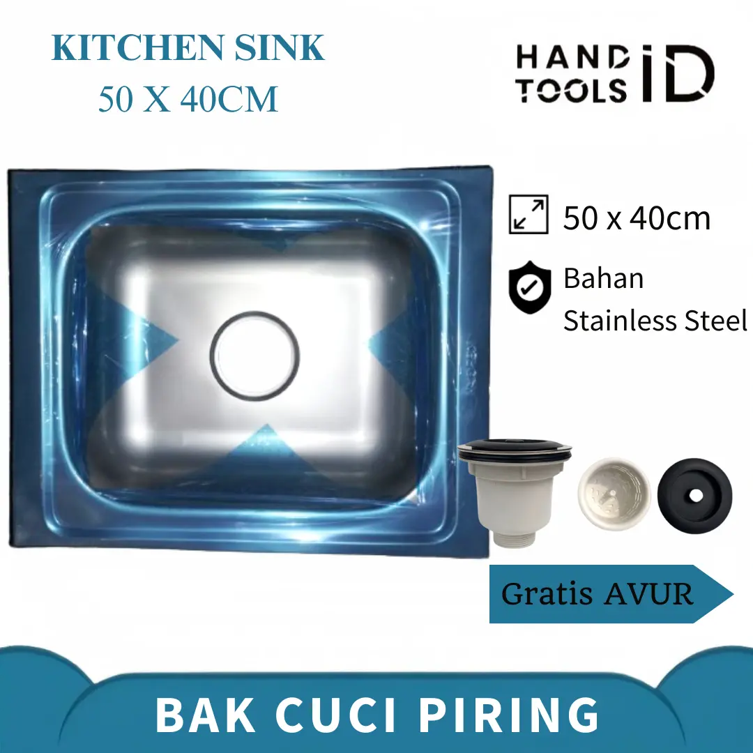 BAK CUCI PIRING / WASTAFEL / BCP / KITCHEN SINK / BAK CUCI PIRING SET AVUR 50 X 40 NB
