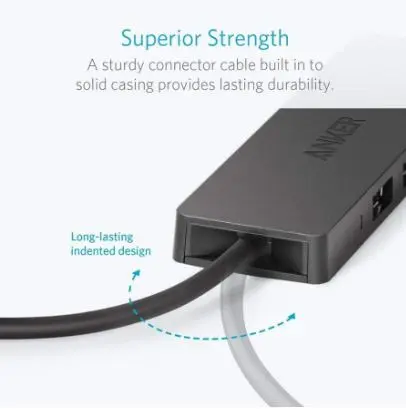 Anker USB Hub Extension 4-Port USB 3.0 Ultra Slim - A7516 Original Garansi Resmi 3