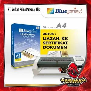 Plastik Laminating Film BLUEPRINT / Laminating Film 100 Micron - A4