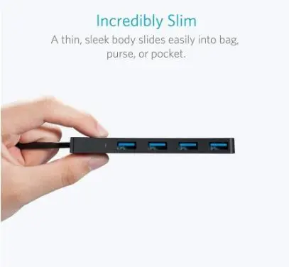Anker USB Hub Extension 4-Port USB 3.0 Ultra Slim - A7516 Original Garansi Resmi 2