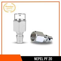 Gambar Nepel PF 20 Penyambung Selang Kompresor Coupler Sambungan Nepel PF20 dari perkakasindoofficial Kota Surabaya 1 Tokopedia