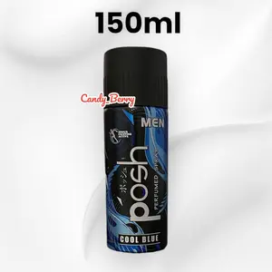 POSH Men Perfumed Body Spray Cool Blue 150ML CandyBerry