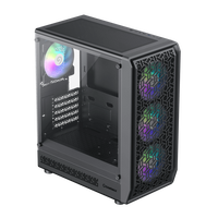 Gambar Casing PC Komputer Gamemax FORGE MB | Mid Tower | Micro M-ATX Case | 4 Fan ARGB RGB | Black Hitam dari UV Computer Mall Kota Medan 4 Tokopedia