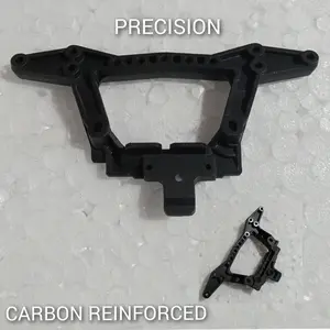 REP TAMIYA 15412 PRECISION CARBON REINFORCED REAR DOUBLE ROLLER STAY / AKAR CARBON PRECISION