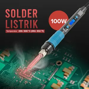 Solder Listrik Digital Adjustable Temperature Soldering 100W