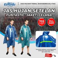 Gambar JAS HUJAN Ponco Kalong Lengan FUNTASTIC Elmondo 703 Promo TERMURAH - Hijau dari Motocraft IDN Kab. Tangerang 3 Tokopedia