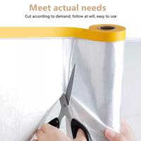 Gambar Plastik Renovasi Covering Film Masking Tape / Cover Plastik Plastic Cover Film Barrier Oil Painting / Furniture Car Project Plastic Renovasi - 55cmx20m dari amanahshopindo Kota Tangerang 4 Tokopedia