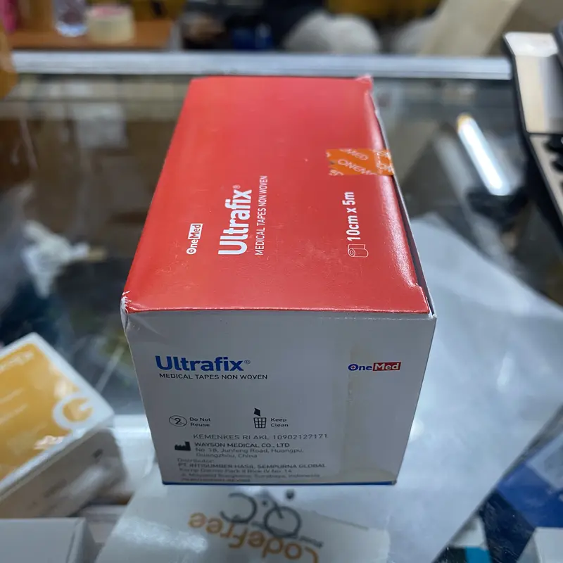 OneMed Plester Ultrafix 10cm x 5m Plester Luka ONEMED 10 X 5 1