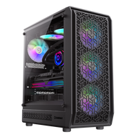 Gambar CASING GAMEMAX FORGE mATX - Mid Tower mATX Case Tempered Glass (Free 4x RGB Fan) dari Techno Computer Bali Kota Denpasar 2 Tokopedia
