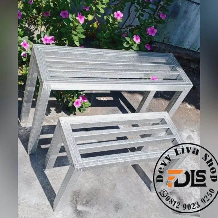 Rak tanaman panjang 70cm+cat 1
