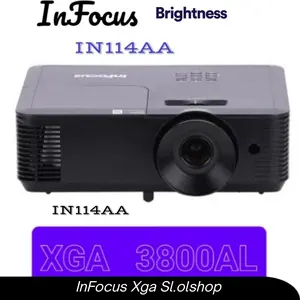 Projector InFocus in114AA/XGA 3800 Ansi Lumens DLP HDMI In114AA
