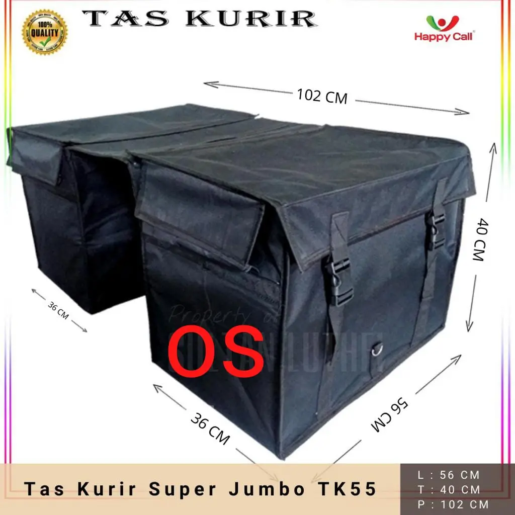 TAS KURIR JUMBO merk ORIGIN TAS POS TAS OBROK RONJOT JUMBO TAS PAKET TAS MOTOR TAS TOMBONG DELIVERY
