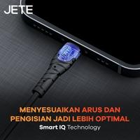 Gambar Kabel Data Lightning/iPhone Fast Charging 3A JETE Tiny 5 (100cm) Garansi  Resmi - Black dari Doran Gadget Official Kota Administrasi Jakarta Pusat 2 Tokopedia