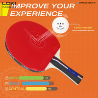 Gambar LOKI SET 4R6B1N - 4 racket 6 ball 1 nett Pingpong bat dari LOKI INDONESA Kota Administrasi Jakarta Barat 4 Tokopedia