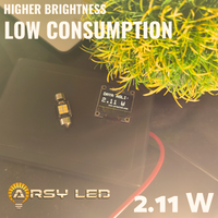 Gambar ARSYLED Lampu LED Kabin Plafon Plat Festoon warna Bohlam Warm 4300K dari ARSYLED MALL Kota Administrasi Jakarta Selatan 2 Tokopedia