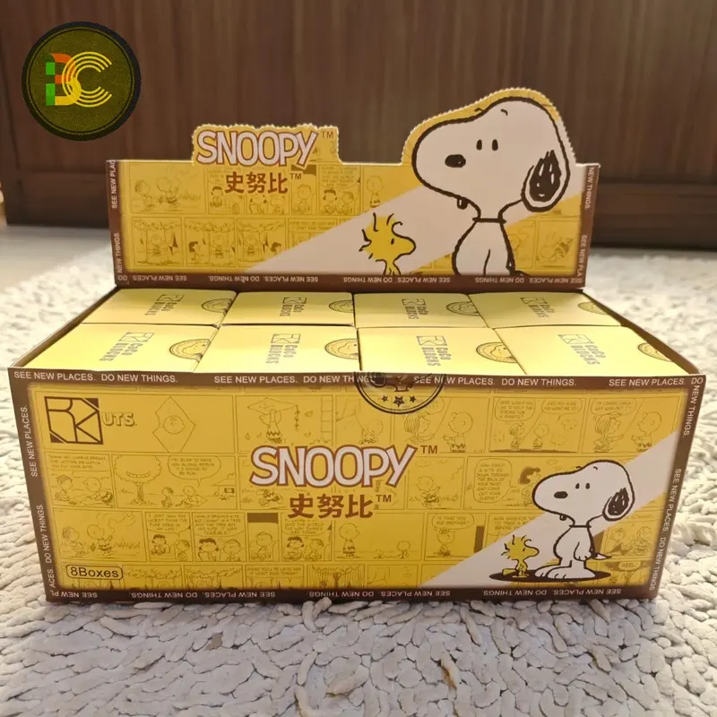 Blind Box Caco blocks bricks peanut snoopy  outdoor activity series  hsanhe mini figure Anak Blok Plastik 3