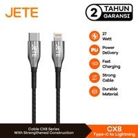 Gambar JETE Kabel Data CX8 Fast Charging Type C to Lightning - Garansi Resmi 2Th dari Doran Gadget Official Kota Administrasi Jakarta Pusat 1 Tokopedia