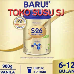 S26 PROMIL GOLD TAHAP 2 900 GRAM/Promil gold 2 900 gr/6-12 bulan/900gr