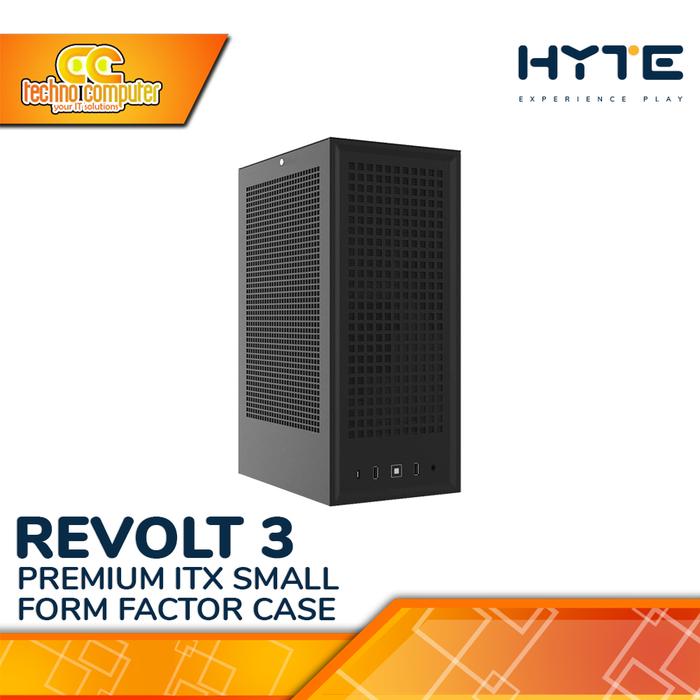 Gambar CASING HYTE REVOLT 3 Without PSU Black - Premium ITX Small Form Factor Case dari Techno Computer Bali Kota Denpasar Tokopedia