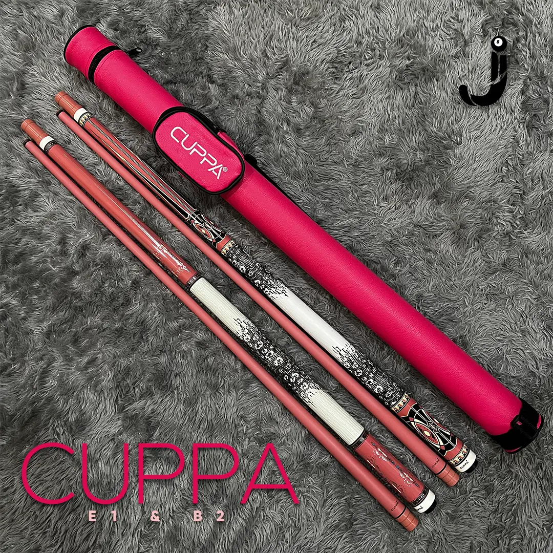 CUPPA PINK CARBON FIBRE BILLIARDS CUE - E1 & B2