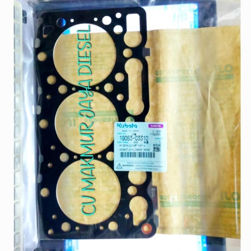 RICAMBIO ORIGINALE PER MOTORE KUBOTA, GUARNIZIONE COPPETTA PUNTERIA MOTORE KUBOTA D1105 Per U25.3