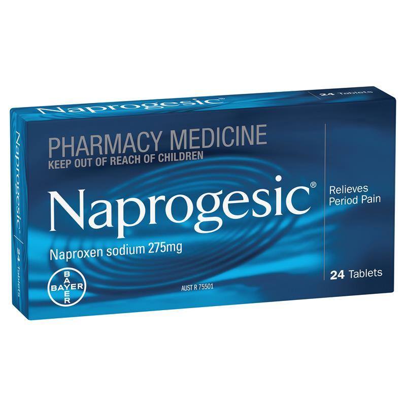 Naprogesic 275mg Tablets 24 Pack