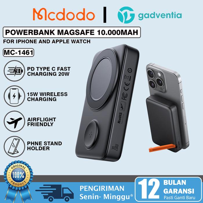 Gambar Mcdodo MC-705 Powerbank iPhone 12 Pro Max Magsafe Fast Magnetic PB dari GADVENTIA Kota Administrasi Jakarta Barat Tokopedia