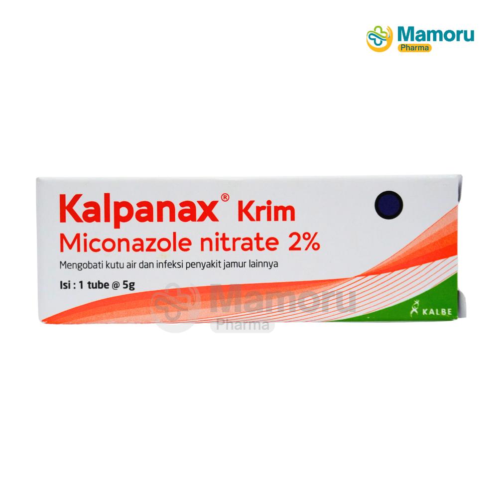 Kalpanax Krim 5g Miconazole Nitrate 2% Obat Anti jamur Topikal untuk Panu Kadas Kurap dan Kutu Air Tidak Lengket