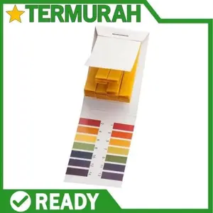 TERMURAH Kertas PH Meter Lakmus Alat Ukur PH Air 80 Strip Ukuran Sesuai Foto Harga Per 80 Strip Siap Stok