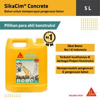 Gambar Sikacim Concrete Additive Obat Cor Beton Cepat Keras Cairan 5 Liter dari Sika Surabaya Kota Surabaya 1 Tokopedia