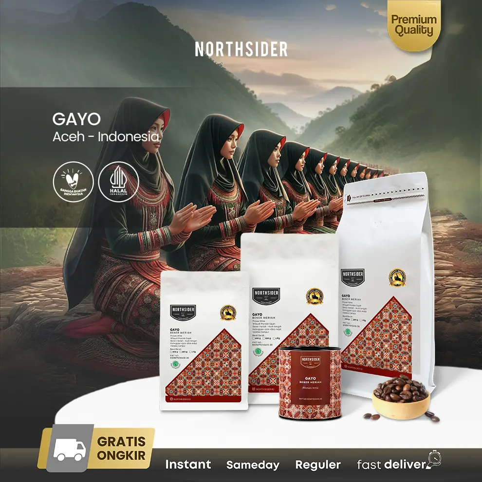 Northsider Kopi arabika Gayo Wine Natural Coffee